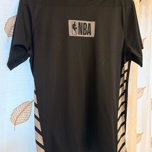 NBA Black and Gray Men's Short Sleeve Tee